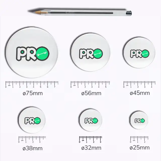 Badges ronds personnalisés 38mm