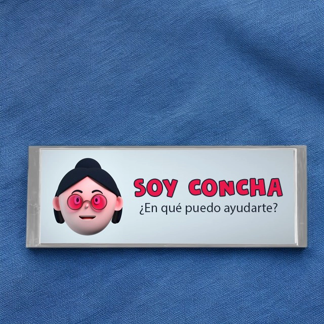 Badge Identifiant Magnétique Personnalisé 69x34mm