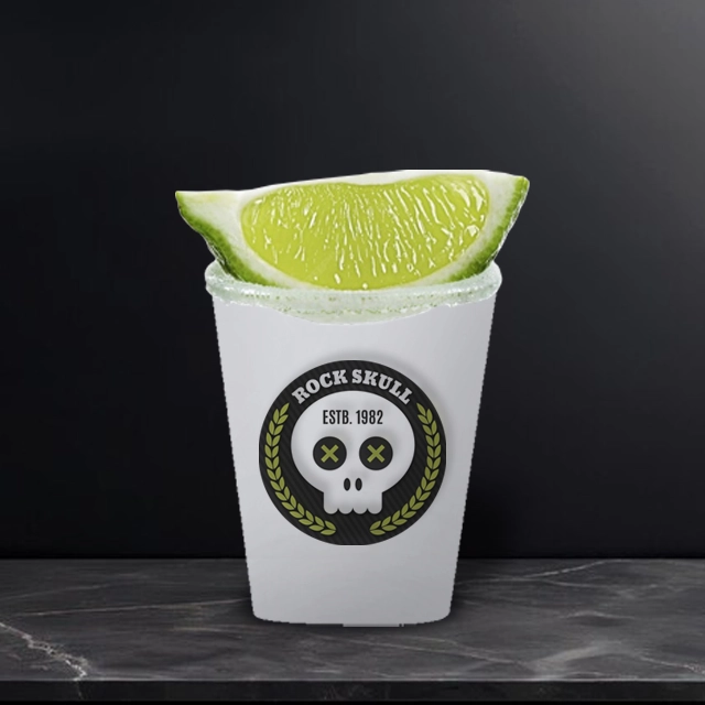 Verres avec couvercle personnalisés