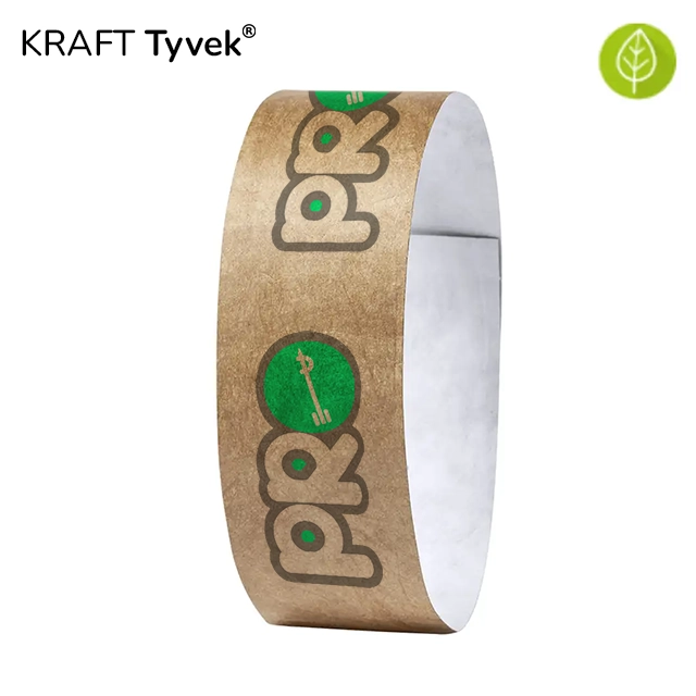 Bracelets en Tyvek Kraft Personnalisés